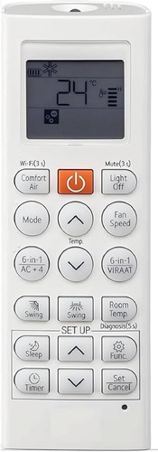 Xeovox LG split Ac Remote for 1 Ton 1.5 Ton 2 Ton Model no. AKB75415302 for Original LG AC Remote Controller