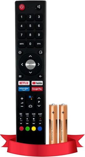 Shivish Compatible for BPL Tv Remote Control Suitable for BPL Smart Android 4K LED UHD HD  Television Remote with OTT Hotkeys (Without Voice Command) BPL Remote Controller