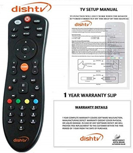 Dish TV DISH-001 dish tv Remote Controller