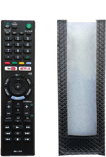 LipiWorld RM-L1370 LED TV Remote ( with Remote Cover ) Compatible for  Sony Bravia Tv Remote Controller