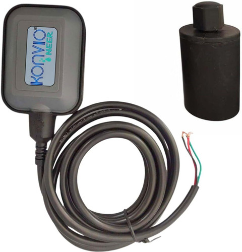 konvio neer Liquid Control Float Switch, 250V AC Waterproof Level Controller with (3M Wire) Wired Sensor Security System