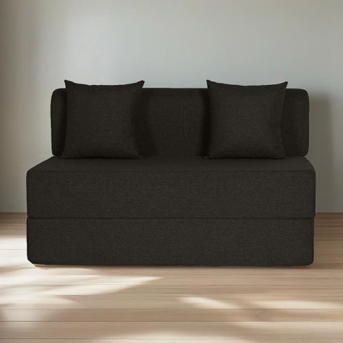 Wakefit 2 Seater Double Solid Wood Fold Out Sofa Cum Bed