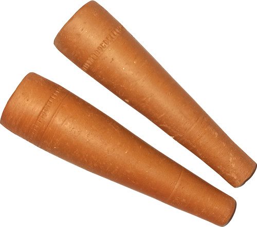 RKD Enterprises Best Brown Chillum for Smoking Brown Terracotta Surahi