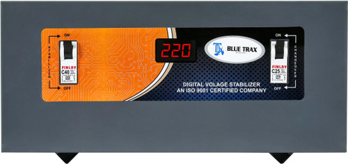 BLUE TRAX Mainline Copper Table Top Automatic Multipurpose 3 KVA, 2400W, 90V-280V Voltage Stabilizer