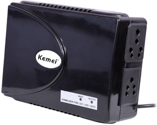 kemei Crystal Plus Supreme TV Voltage Stabilizer TV Voltage Stabilizer for 150 cm (60) TV+Set topbox+Home Theatre System