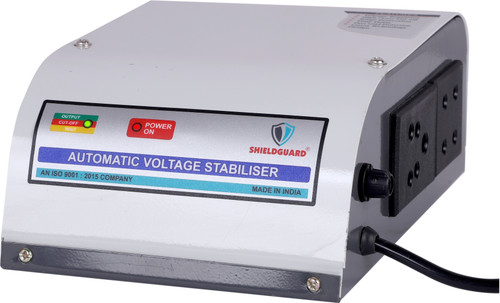 SHIELDGUARD LED-Crystal Stabilizer for 55 Inch/ 65 Inch LED TV + Set-Top Box Voltage Stabilizer