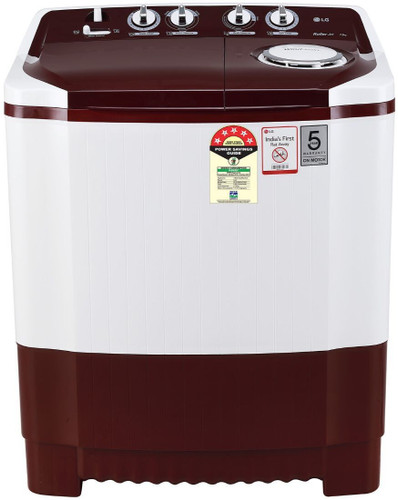 LG 7 kg 5 Star Semi Automatic Top Load Washing Machine Red