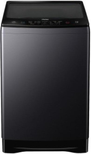 Haier 8 kg Fully Automatic Top Load Washing Machine with In-built Heater Black