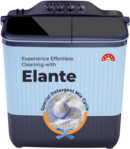 Lloyd 12 kg Semi Automatic Top Load Washing Machine White, Black