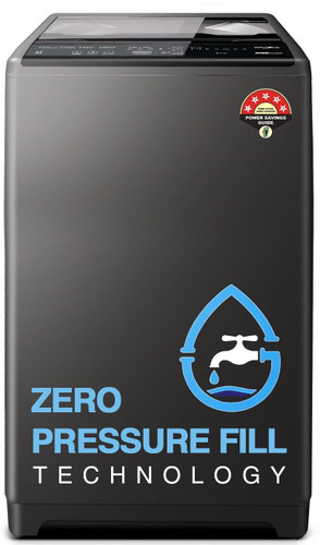 Whirlpool 6 kg Magic Clean 5 Star and Digital Display Fully Automatic Top Load Washing Machine Grey