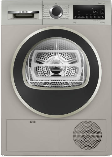 BOSCH 9 kg Dryer with In-built Heater Grey