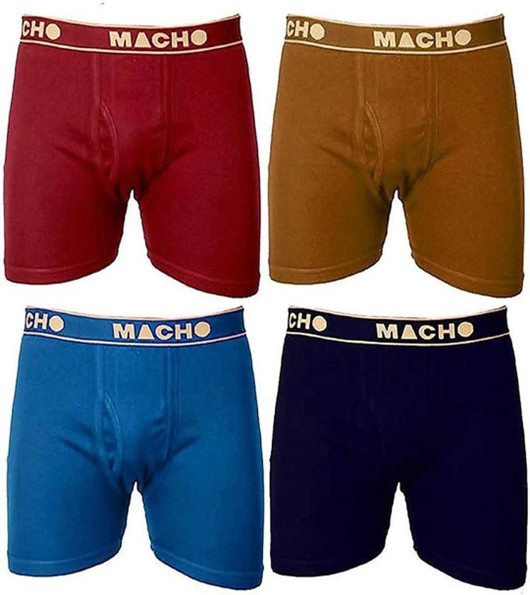 Pack of 4 Solid Men Trunk