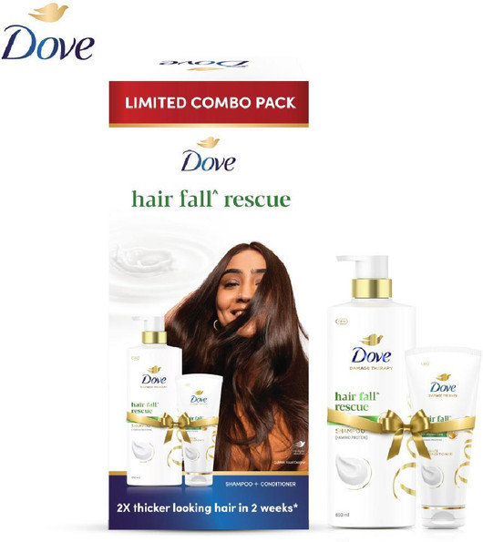 65% Off : Dove Hairfall Combo Pack (Shampoo + Conditioner)