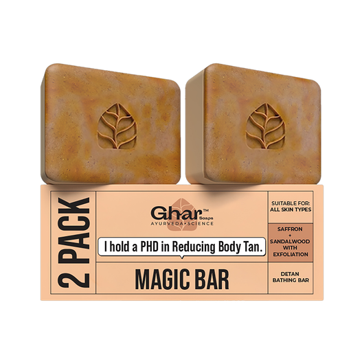 ORIZEN Saffron & Sandalwood Ayurvedic Bath Soap | Handmade Natural Skin Care Soap (3 x 100 g) - Image 5