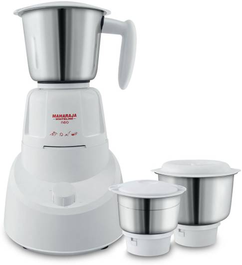 Maharaja Whiteline Neo (MX-147) 500W 3 Jars Mixer Grinder Maharaja Whiteline Neo (MX-147) 500W 3 Jars Mixer Grinder