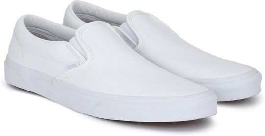 vans grey slip on shoes