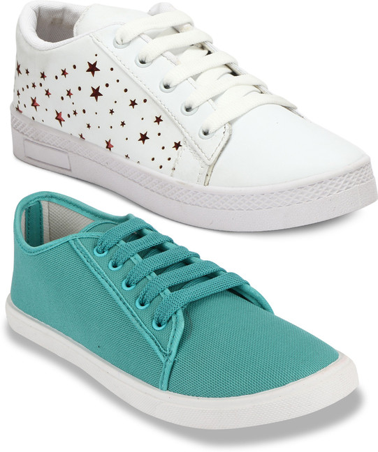 white shoes for girls in flipkart
