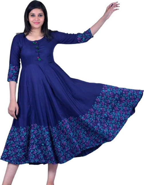 Flipkart long frock suits Clearance