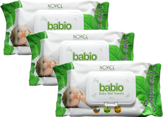 babio baby wet towels