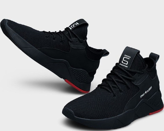 black sports shoes online india