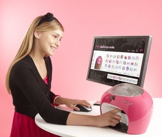 Barbie Dolled Up Nails Digital Nail Printer Dolled Up Nails
