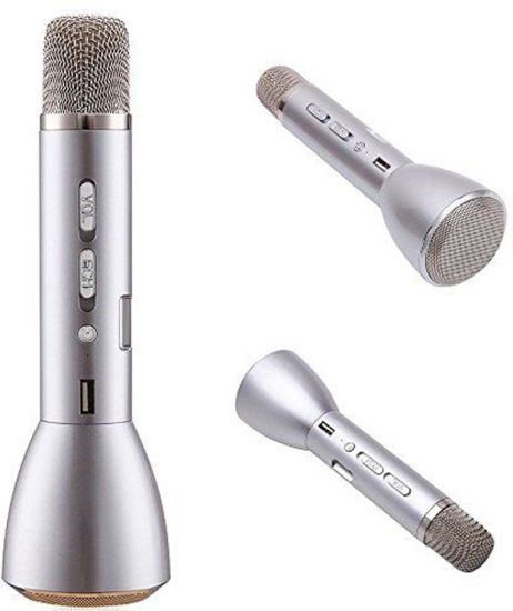 I Kall Karaoke Mic With Inbuilt Bluetooth Speaker Microphone And