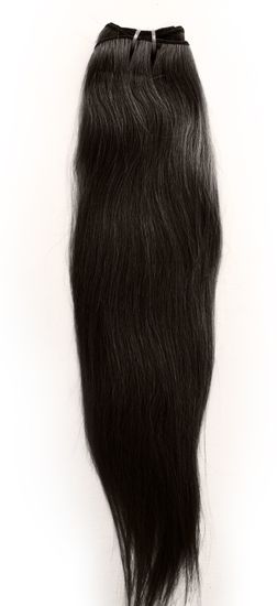Krome Natural Black Weft 100 Virgin Unprocessed Indian Remy Human