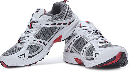 Fila torque grey running shoes Outlet