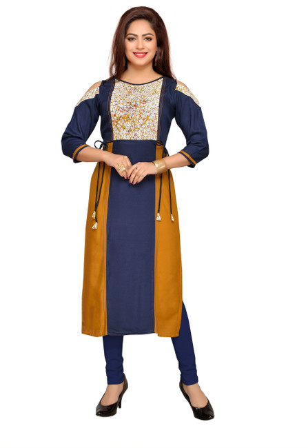 MITTOO PAYAL VOL 12 RAYON FANCY PRINTED KURTIS CATALOG WHOLESALE PRICE   Wholesaleyug  Kurti designs Kurti sleeves design Kurta neck design