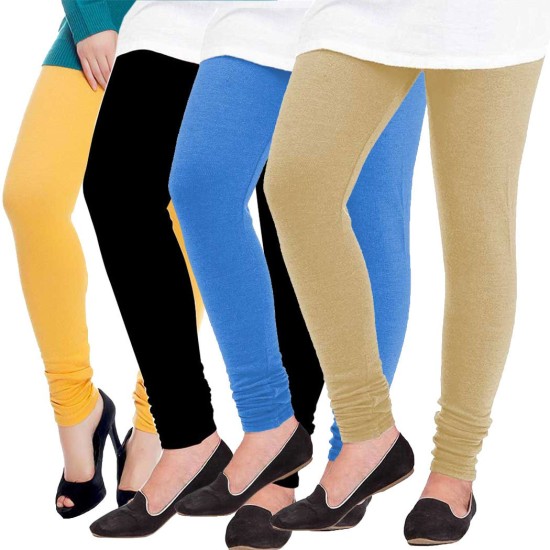 Yellow Womens Leggings And Churidars - Buy Yellow Womens Leggings And  Churidars Online at Best Prices In India