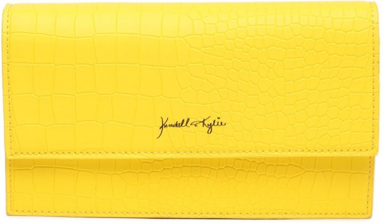 yellow clutch purse forever 21