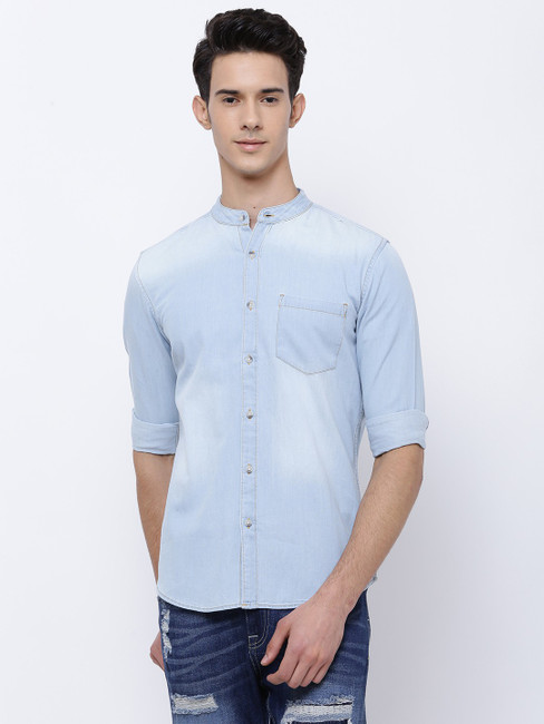 denim shirt on flipkart