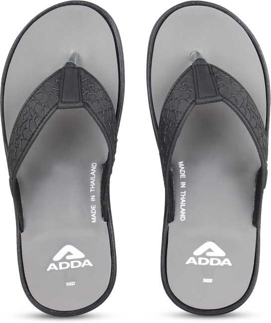 adda black slippers