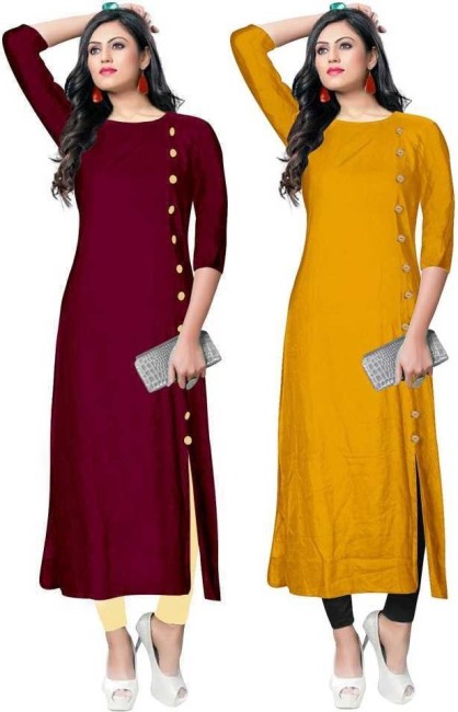 Buy New Fancy Designer Pure Cotton Kurtis In Black at Rs. 780 online from  Fashion Bazar fancy kurtis : FFSVGV012B