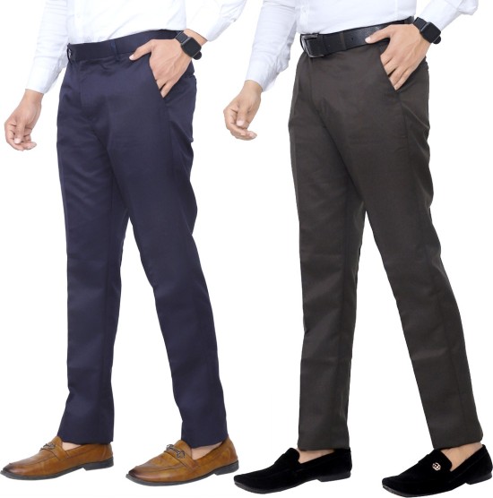Buy IndiStar Combo Offer Mens Formal Trouser (Pack of 5) Online @ ₹4299  from ShopClues
