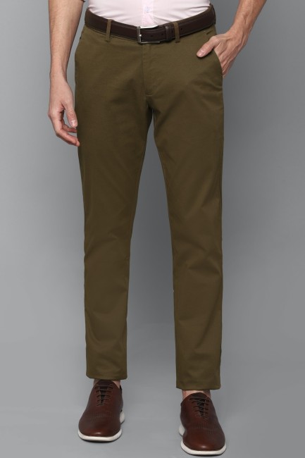 Buy Slim Fit Flat Front Trousers with Insert Pockets Online at Best Prices  in India  JioMart