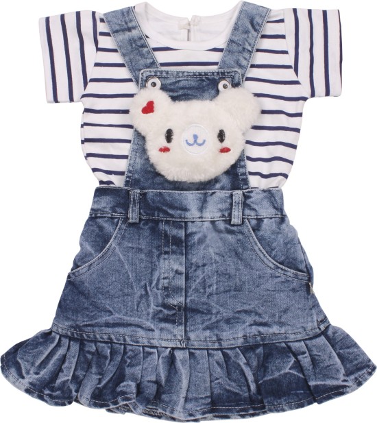 Source BSD1384 Baby girl denim dress children jeans frocks designs cap  sleeve cow girls dresses on malibabacom