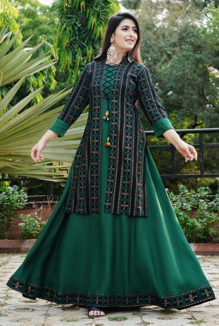 Update 153+ long kurti koti wali