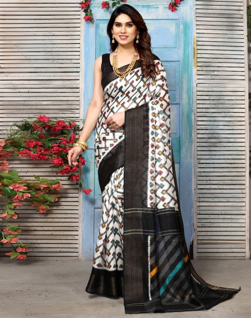 Buy SILK ZONE Color Block Arani Pattu Art Silk Black Sarees Online @ Best  Price In India | Flipkart.com