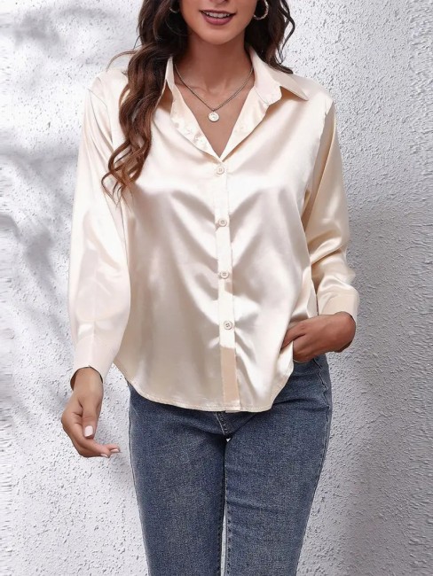 Satin Womens Shirts - Buy Satin Womens Shirts Online at Best