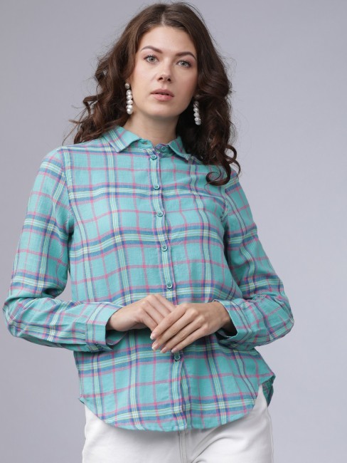 pianist Berigelse Selv tak Women's Shirts - Upto 50% to 80% OFF on Shirts For Women Online at Best  Prices In India | Flipkart.com