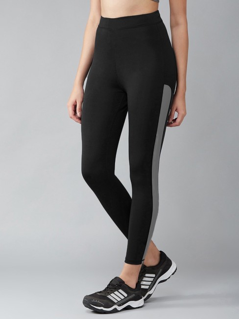 Women Solid Black Yoga Pants