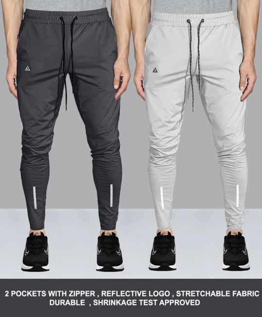 Jinxer Cotton Lowers For Men Track Pants Combo (Black & Grey) – Cupid  Clothings