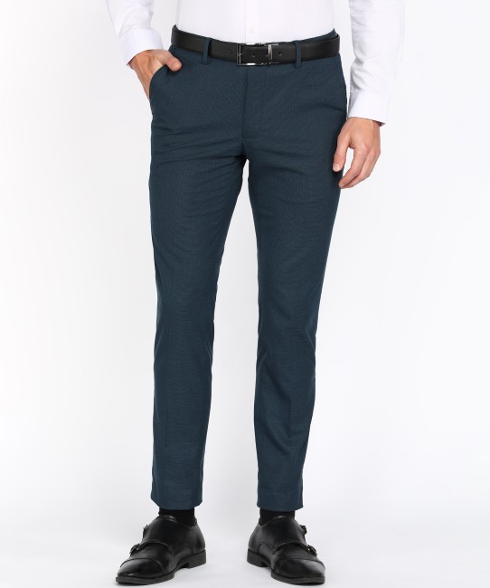 Buy Van Heusen Navy Trousers Online  685816  Van Heusen