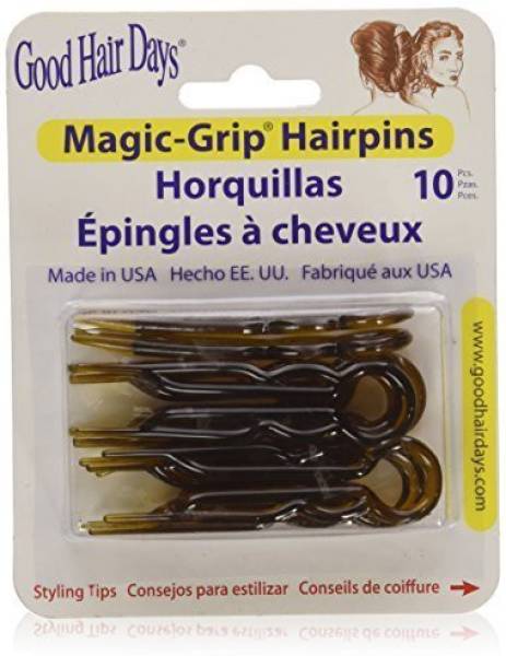 Good Hair Days Magic Grip Hair Pins Set of 10 by Good Hair Days Color: Shell Hair Pin