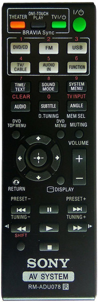 LipiWorld RM-ADU078 Compatible For  Home Theater System Sony Remote Controller