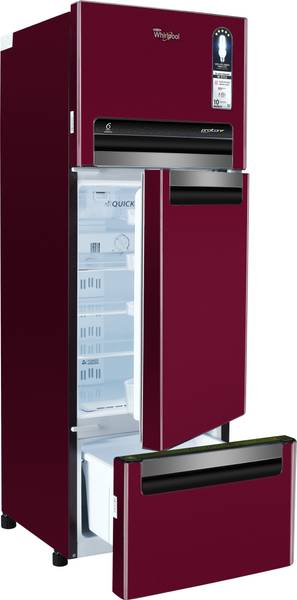 Buy Whirlpool 240 L Frost Free Triple Door 5 Star Refrigerator (FP 263D PROTTON ROY, Wine Alpha ...
