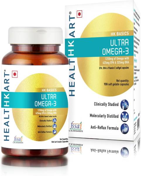 Buy HealthKart Ultra Omega-3 Capsules (90 PCS) Online at ...