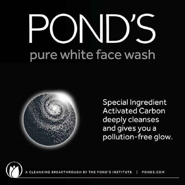 Buy Ponds Pure White Anti Pollution Face Wash (50ML ...