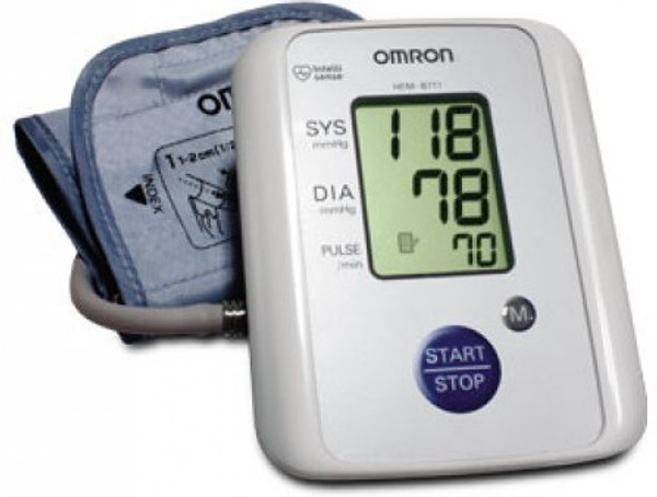 Omron HEM-8711 Bp Monitor (White)